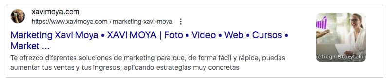 SEO: Marketing Xavi Moya